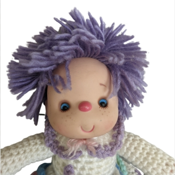 4/$25! Vintage 1980s Crocheted Ice Cream Doll - Picture 4 of 5